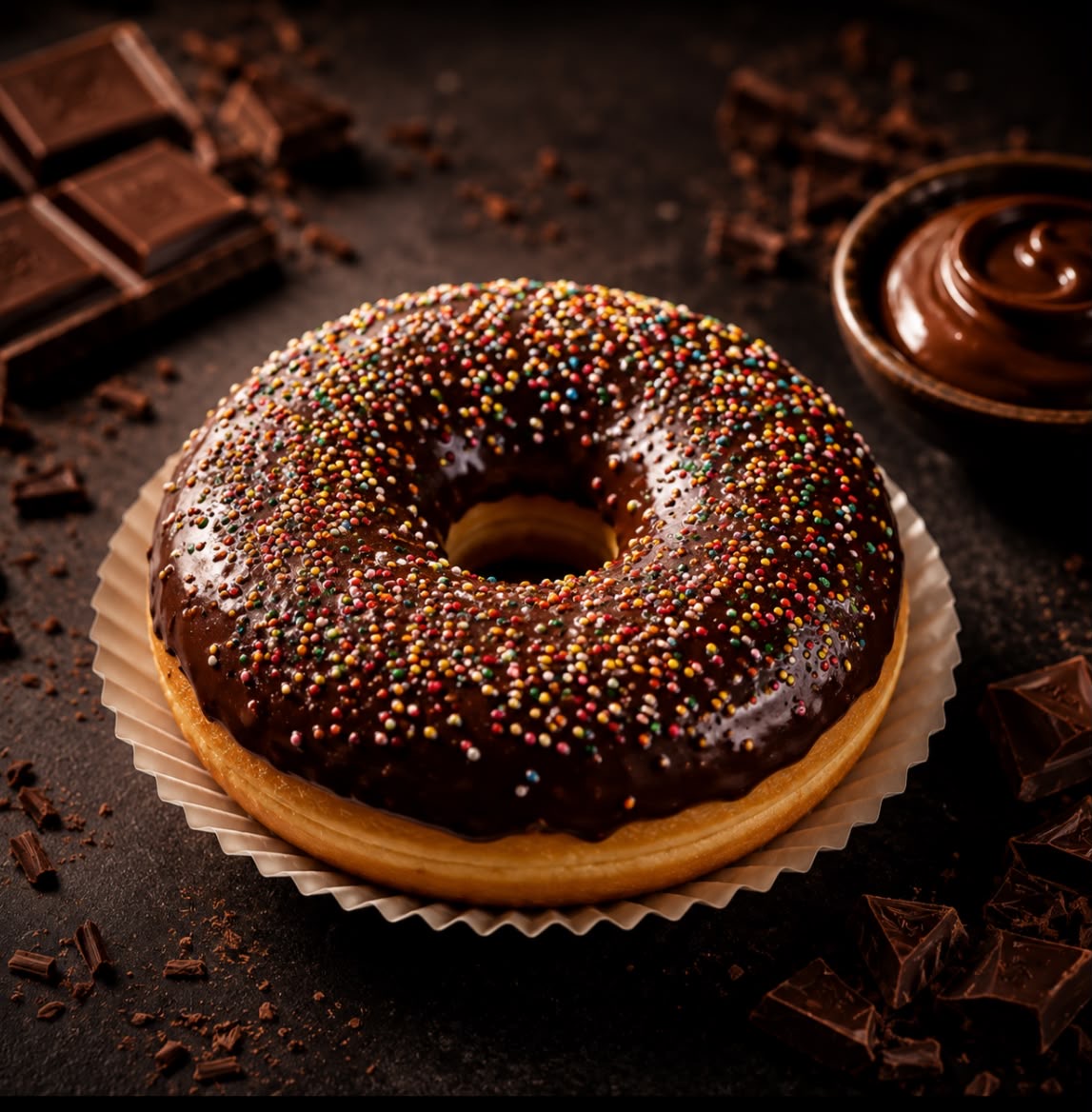DONUT BELÇİKA ÇİKOLATALI
